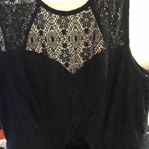 NWT black lace dress!